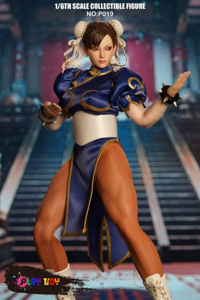 【PLAYTOY p019】　ストリートファイター 春麗　1/6フィギュア Play Toy P019 Chun-Li 1/6 Scale Figure