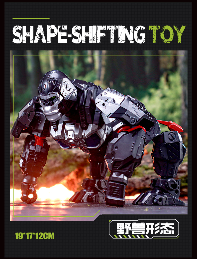 Shape-Shifting Toy Gorilla Leader - Commander of Justice