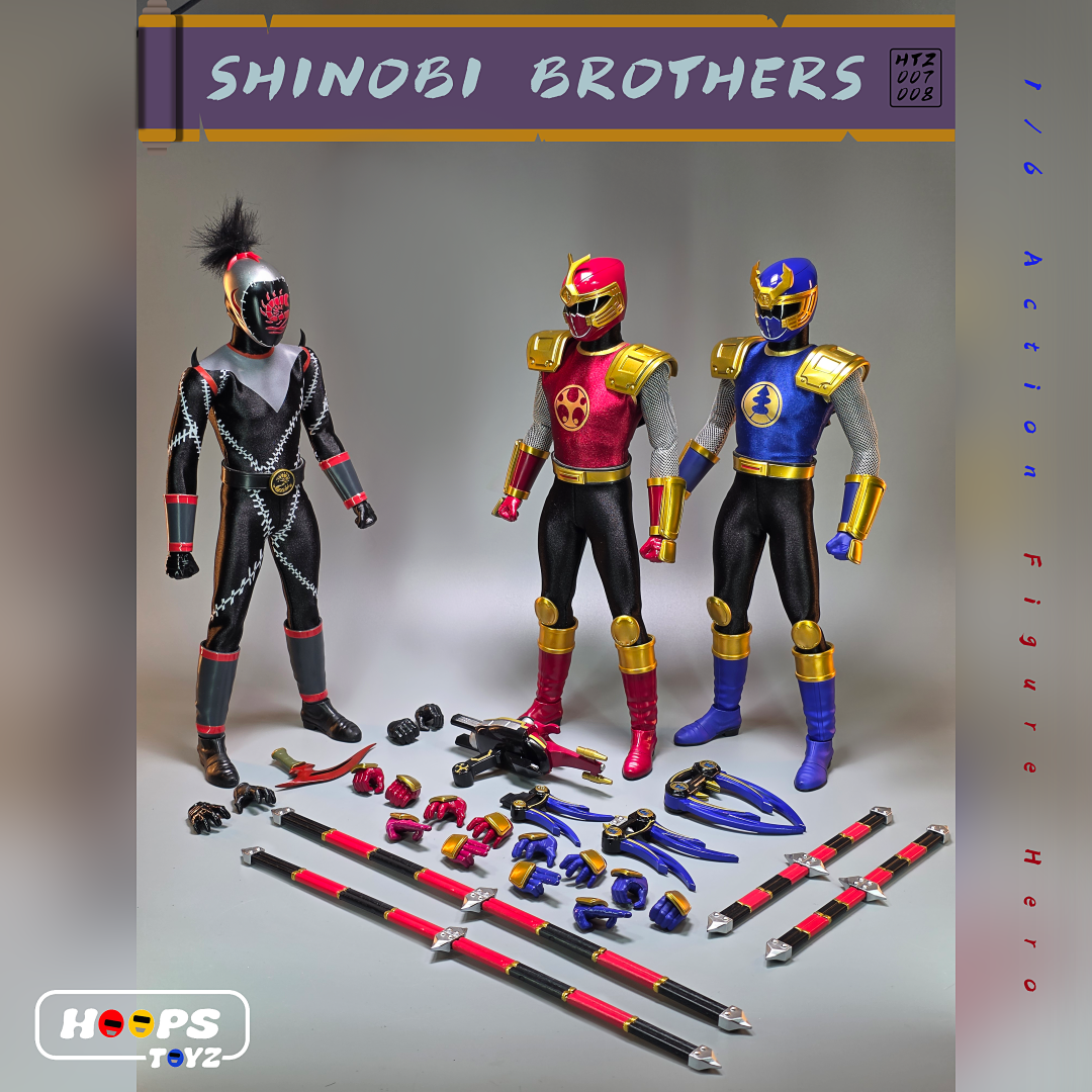 [PREORDER] Hoops Toyz Shinobi Brothers 1/6 Action Figure Hero Set