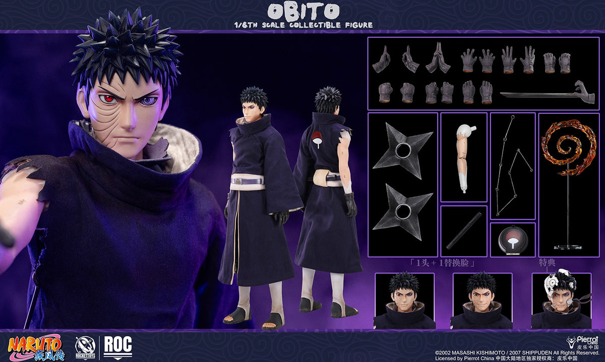[PREORDER] ROCKET TOYS Obito Uchiha - Naruto 1/6 Scale Action Figure