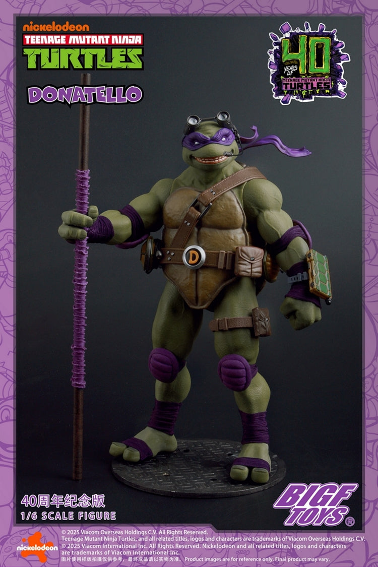 [PREORDER] BIGF Toys Donatello 40th Anniversary 1/6 Scale Figure