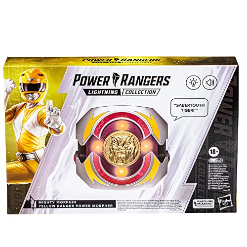Hasbro Power Rangers Lightning Collection - Mighty Morphin Power Morpher Con 5 Monete Die-Cast, Luci E Suoni, Supporto Da Esposizione