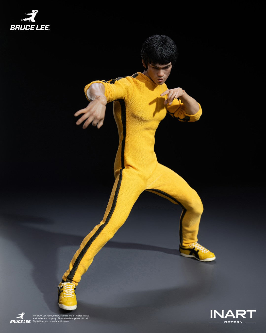 [PREORDER] INART Action Bruce Lee (Yellow Jumpsuit) 1/12 Action Figure