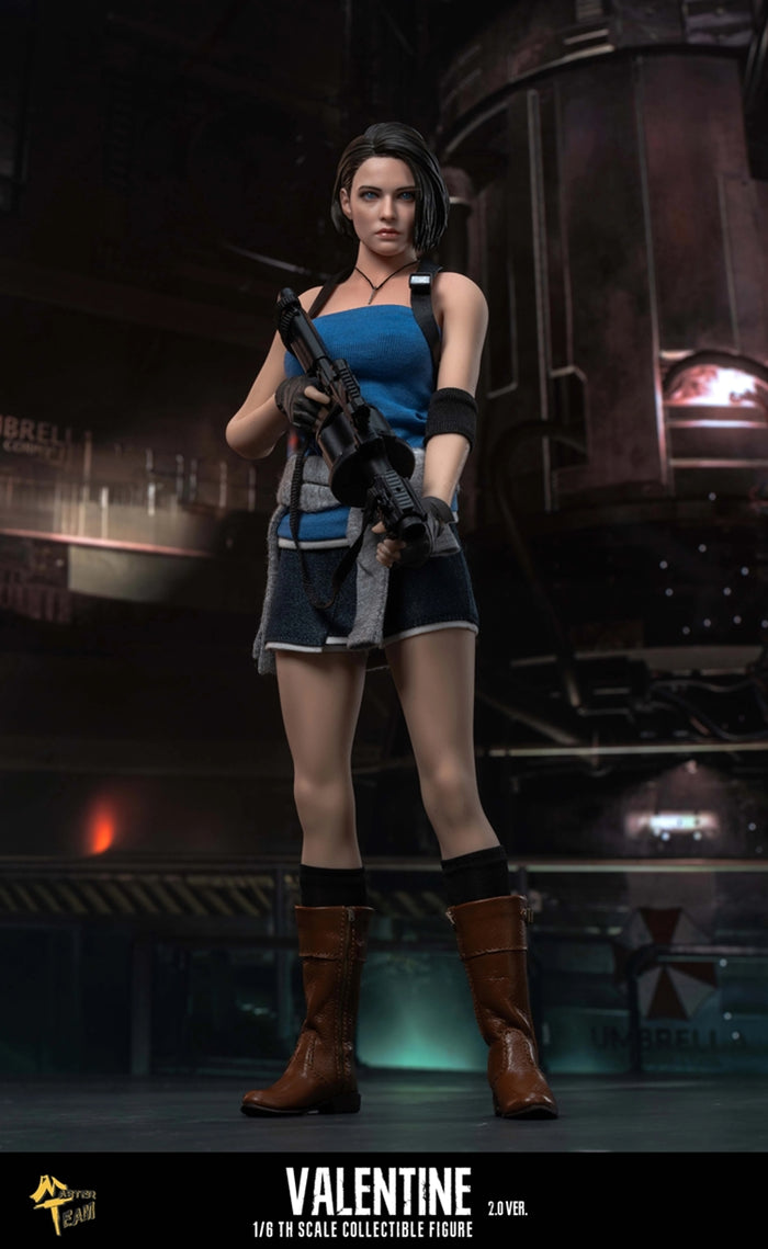 Action Figure Jill Valentine no carrinho