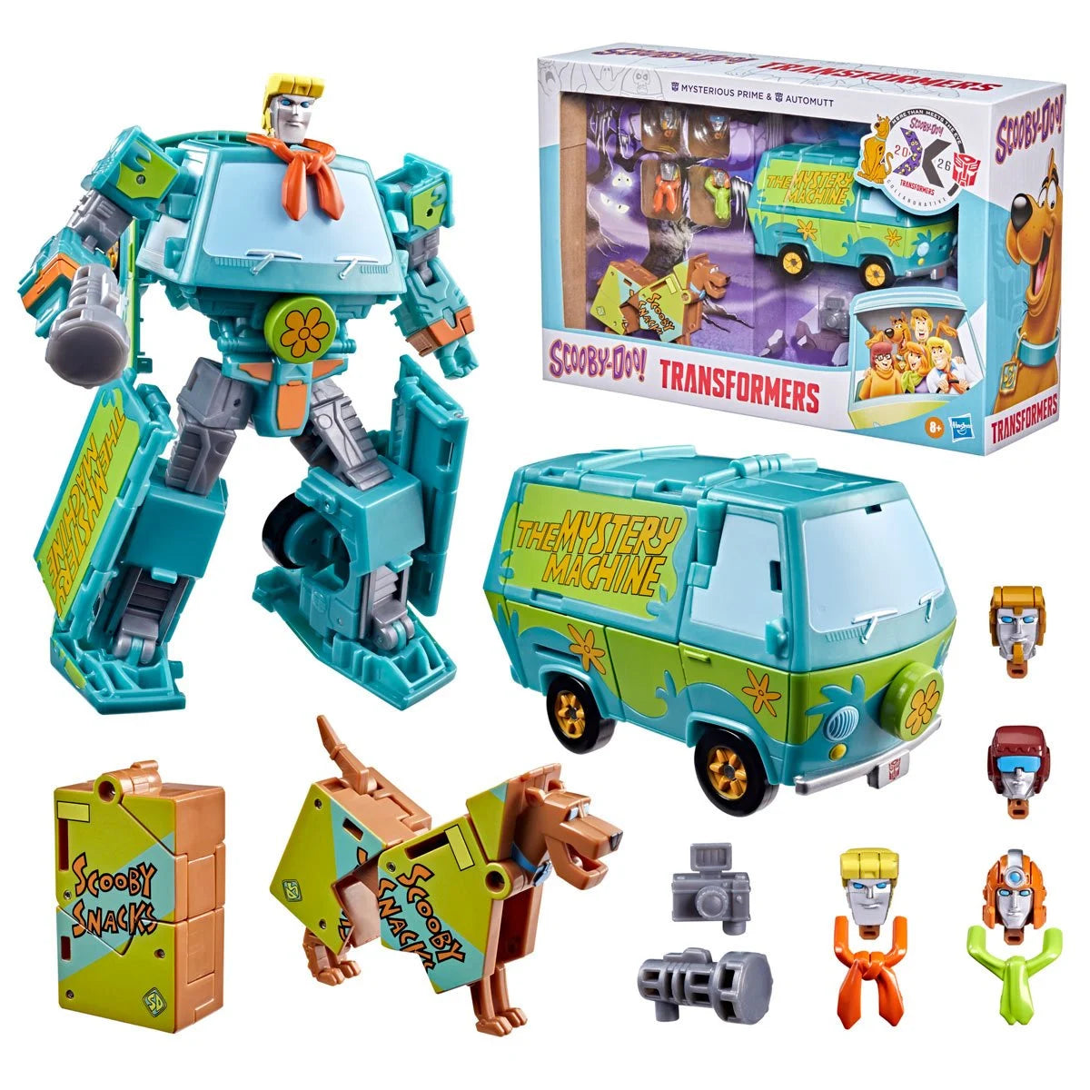 [PREORDER] Mysterious Prime & Automutt Set - Transformers x Scooby Doo
