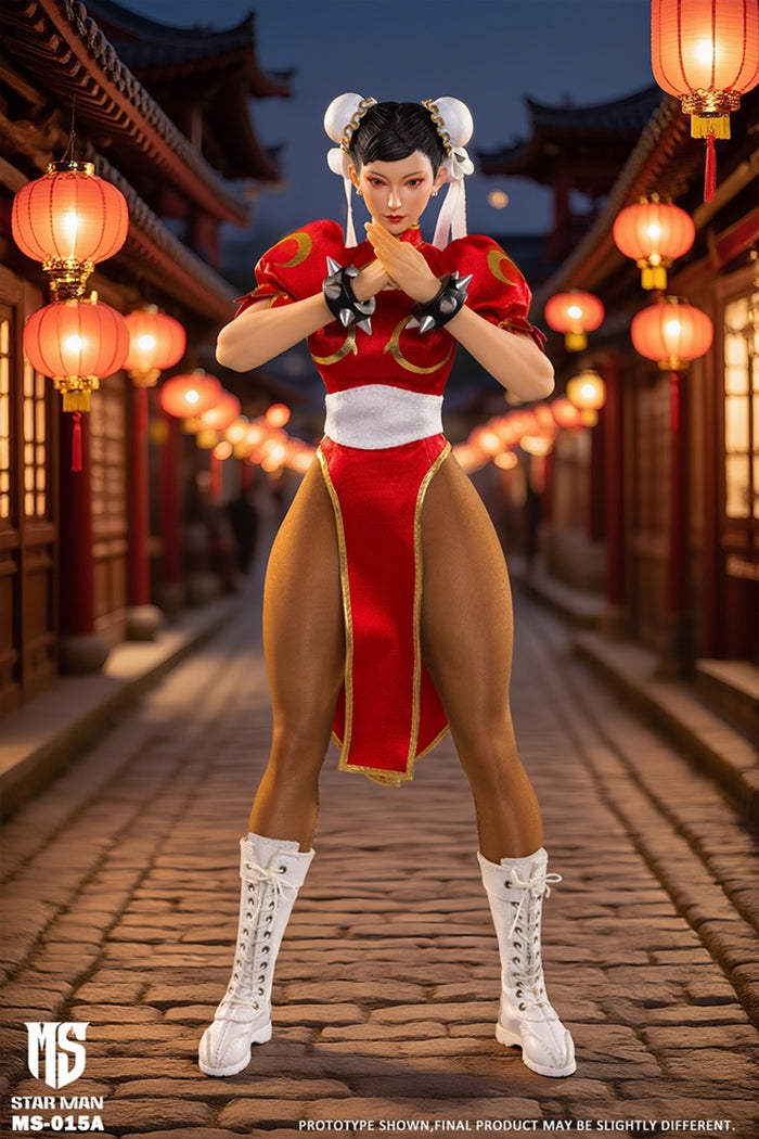 Star Man MS-015A Chun-Li (Red Cheongsam)