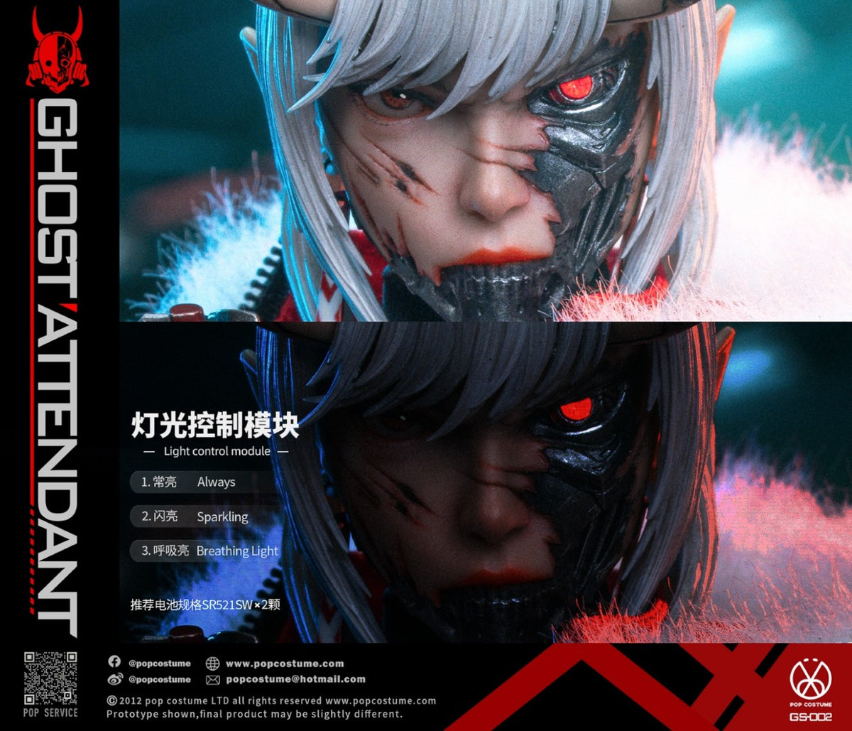 [PREORDER] POPCOSTUME GS-002 Ghost Attendant Red Remains 1/6 Action Figure
