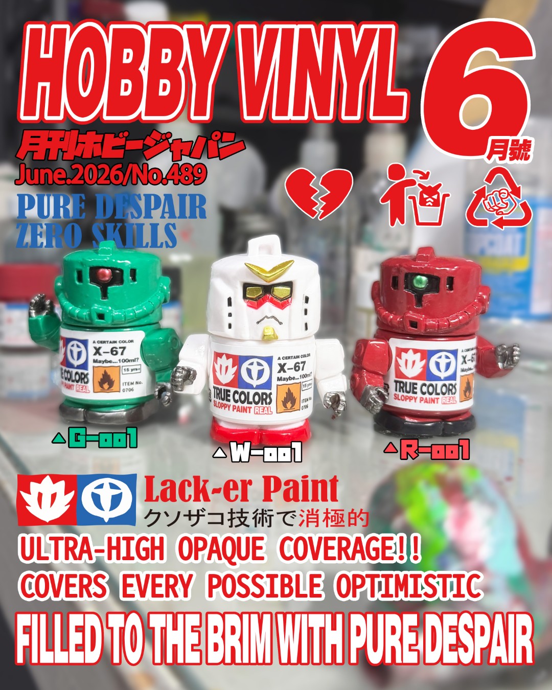 [PREORDER] Pure Despair Lack-er Paint Designer Vinyl Figure
