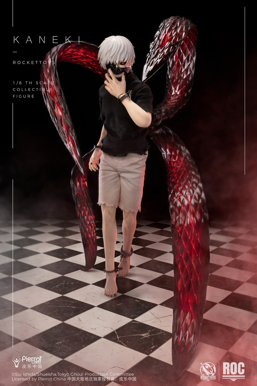 [PREORDER] ROCKET TOYS Ken Kaneki Awakening Ver - Tokyo Ghoul 1/6 Scale Action Figure