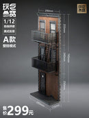 [PREORDER] Toys Nest 1/12 City Facade Diorama - Fire Escape