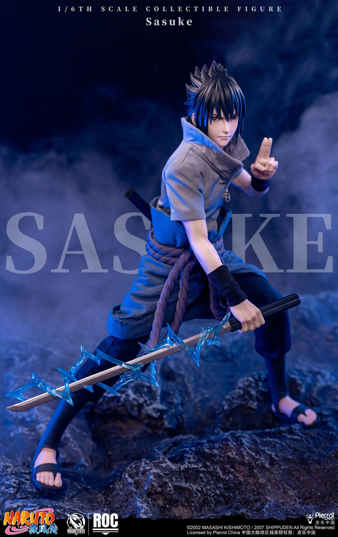 [PREORDER] ROCKET TOYS Sasuke Uchiha 1/6 Scale Action Figure