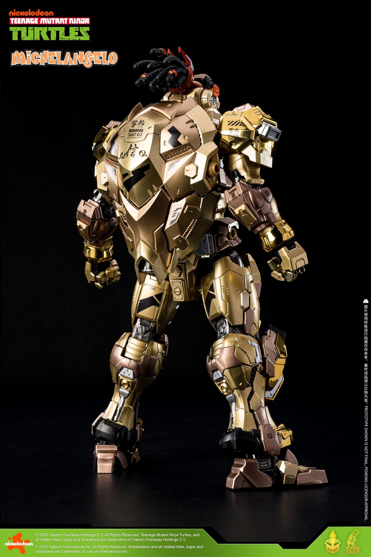 Heatboys TMNT HB0092 Michelangelo Mecha - Golden Ver
