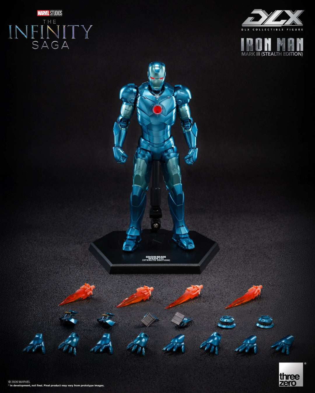 [PREORDER] DLX Iron Man Mark 3 (Stealth Edition) - The Infinity Saga