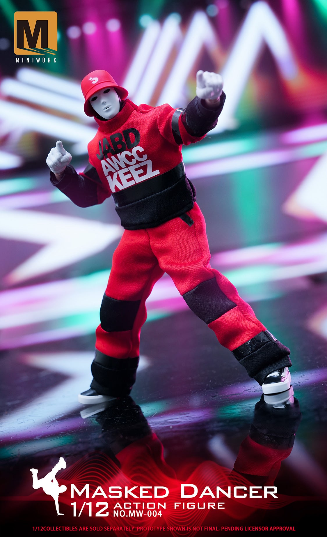 [PREORDER] Miniwork MW-004 Masked Dancer 1/12 Figure