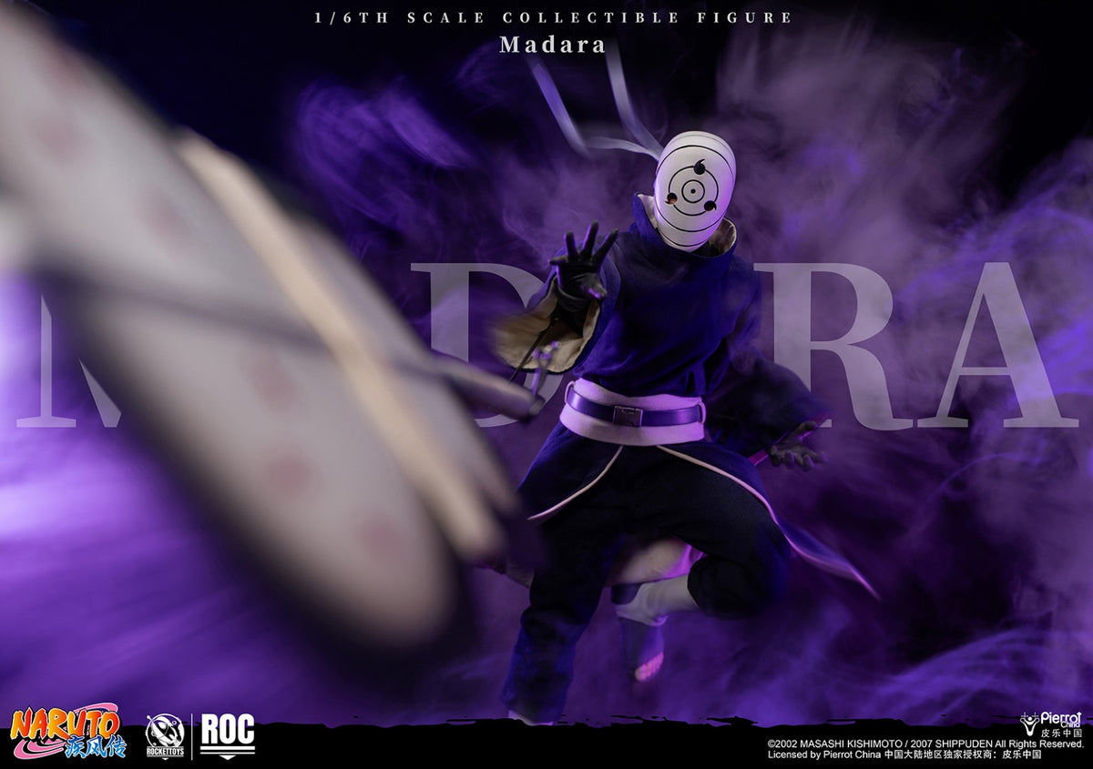 [PREORDER] ROCKET TOYS Madara Uchiha (White Mask) - Naruto 1/6 Scale Action Figure