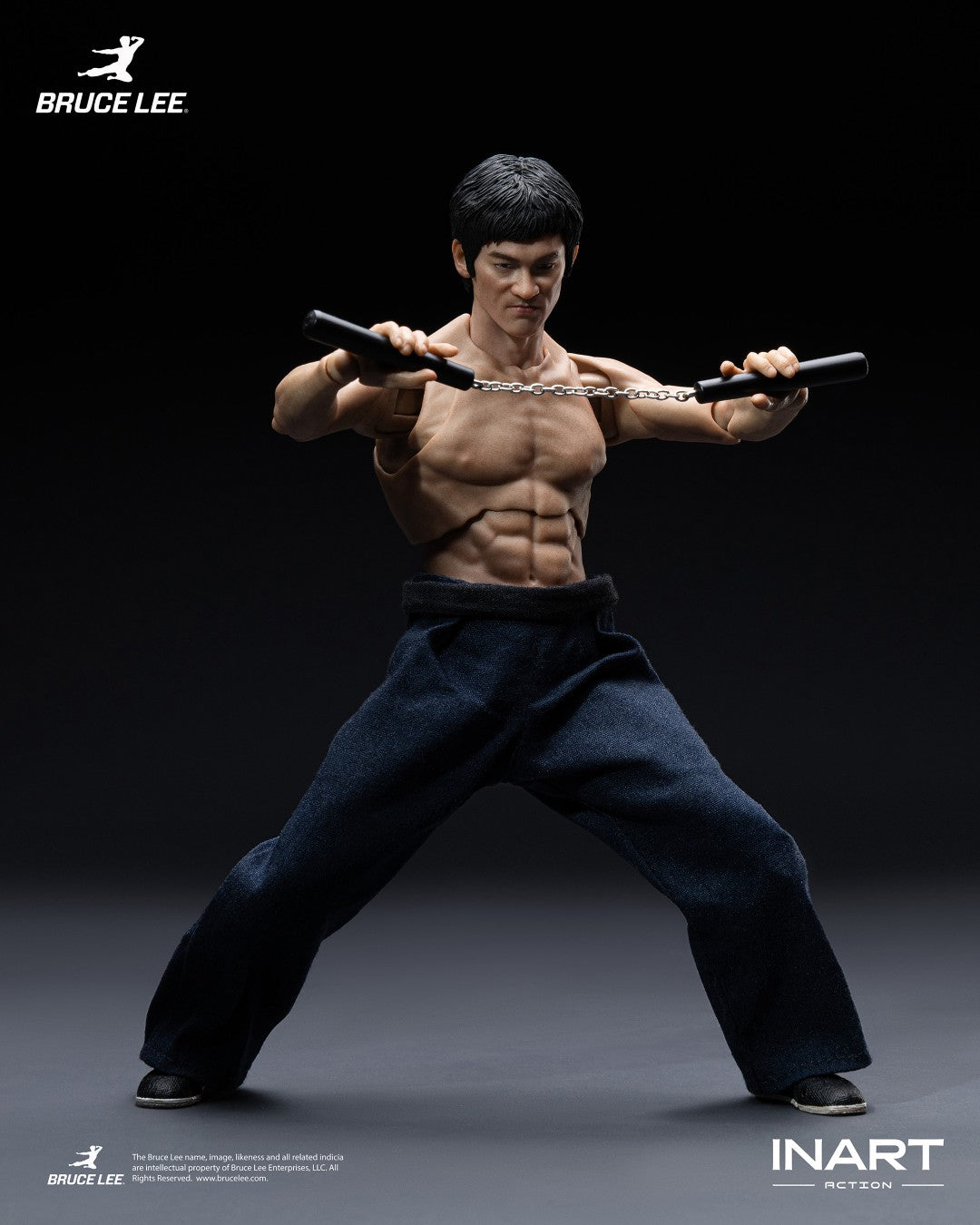 [PREORDER] INART Action Bruce Lee (Kung Fu Outfit) 1/12 Action Figure
