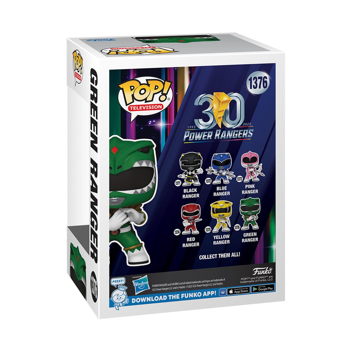 Mighty Morphin Green Ranger 30th Anniversary Pop! Vinyl Figure