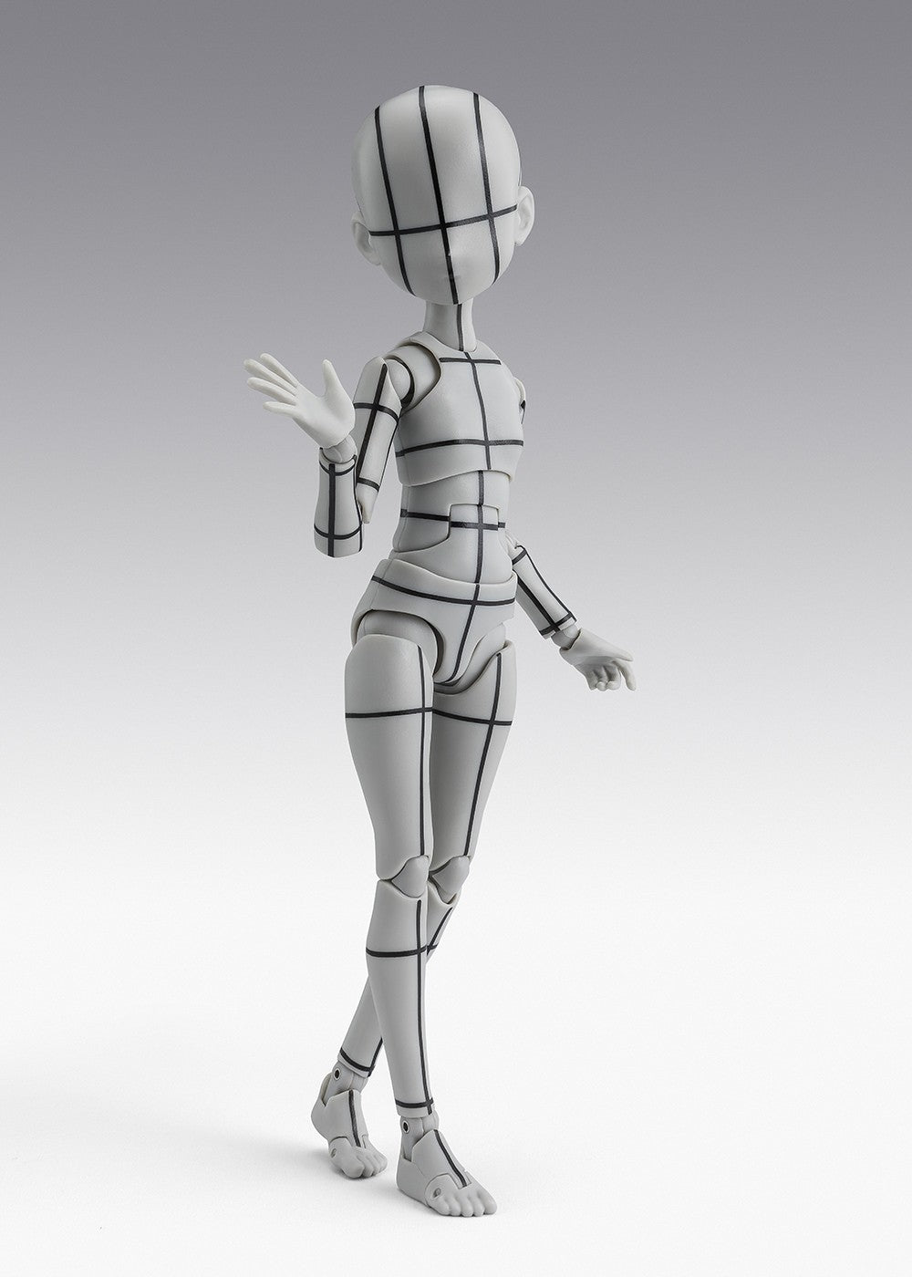 SH Figuarts Body-Chan Wireframe Ken Sugimori Edition (Gray Color Ver)