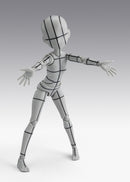 SH Figuarts Body-Chan Wireframe Ken Sugimori Edition (Gray Color Ver)