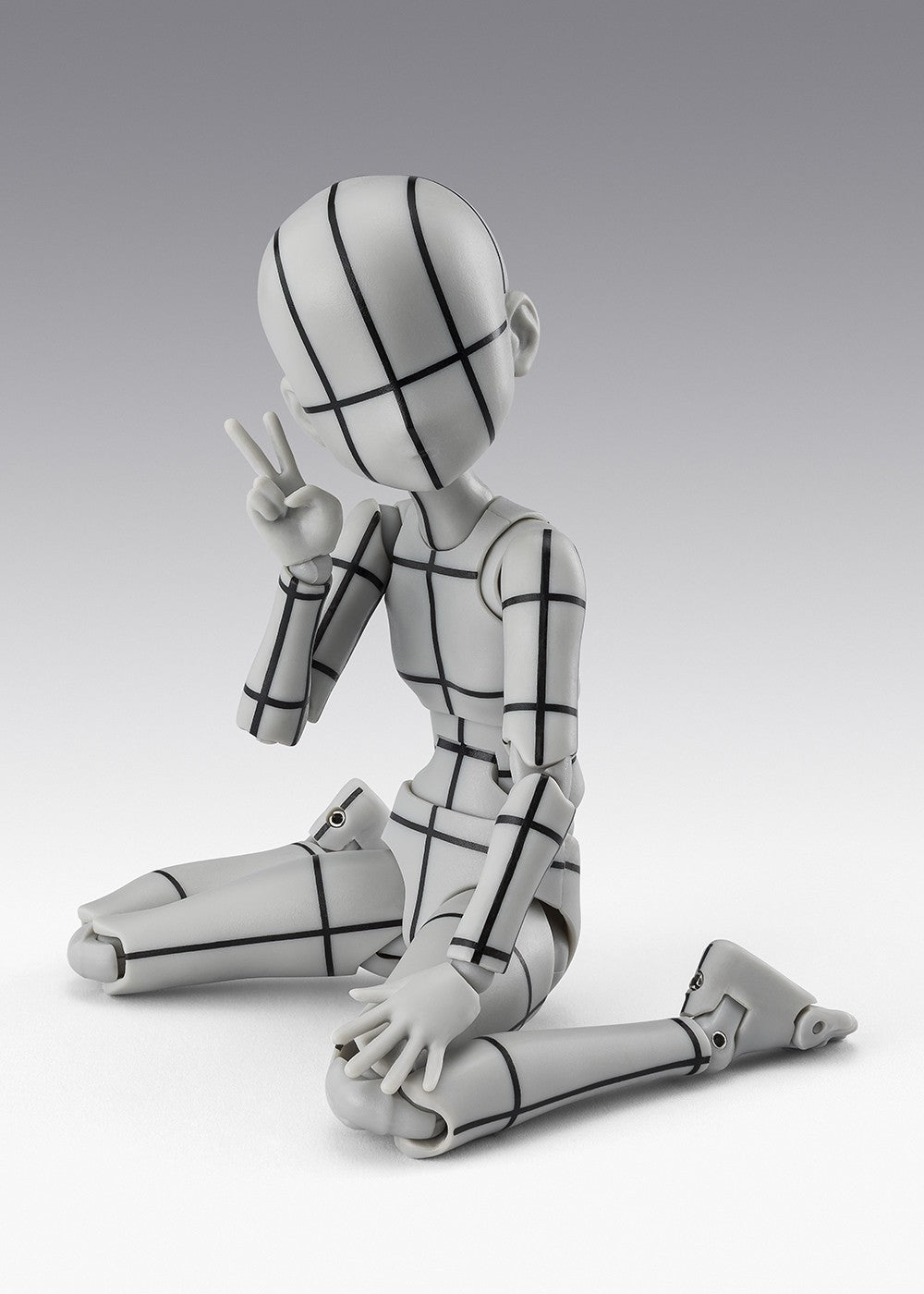SH Figuarts Body-Chan Wireframe Ken Sugimori Edition (Gray Color Ver)