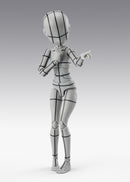 SH Figuarts Body-Chan Wireframe Ken Sugimori Edition (Gray Color Ver)