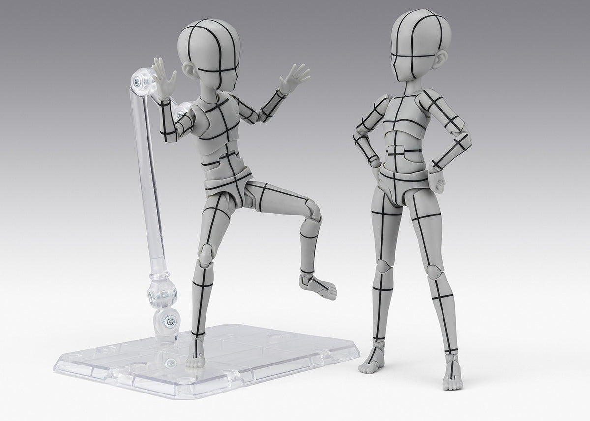SH Figuarts Body-Chan Wireframe Ken Sugimori Edition (Gray Color Ver)