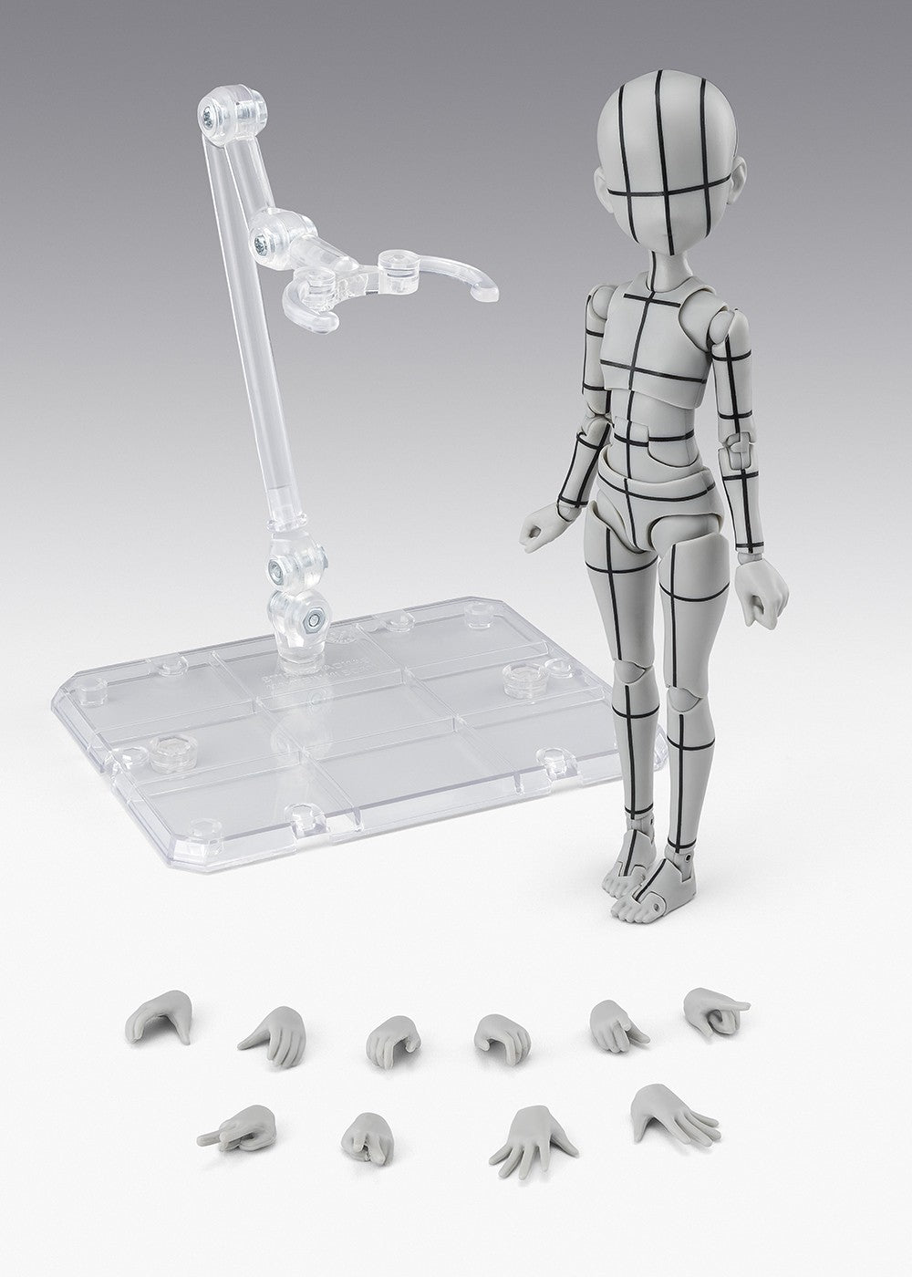 SH Figuarts Body-Chan Wireframe Ken Sugimori Edition (Gray Color Ver)