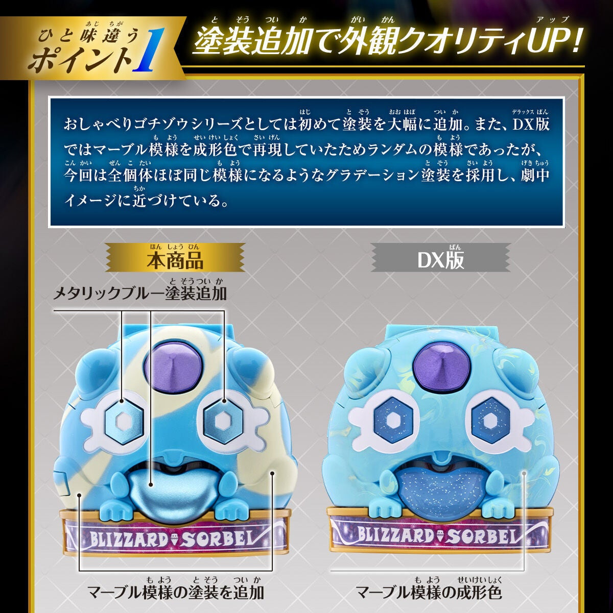 [PREORDER] DX Talking Bizzard Sorbet Gochizo