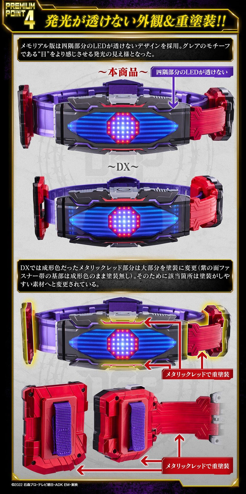 [PREORDER] PREMIUM DX Memorial Vision Driver & High Spec Belt Set