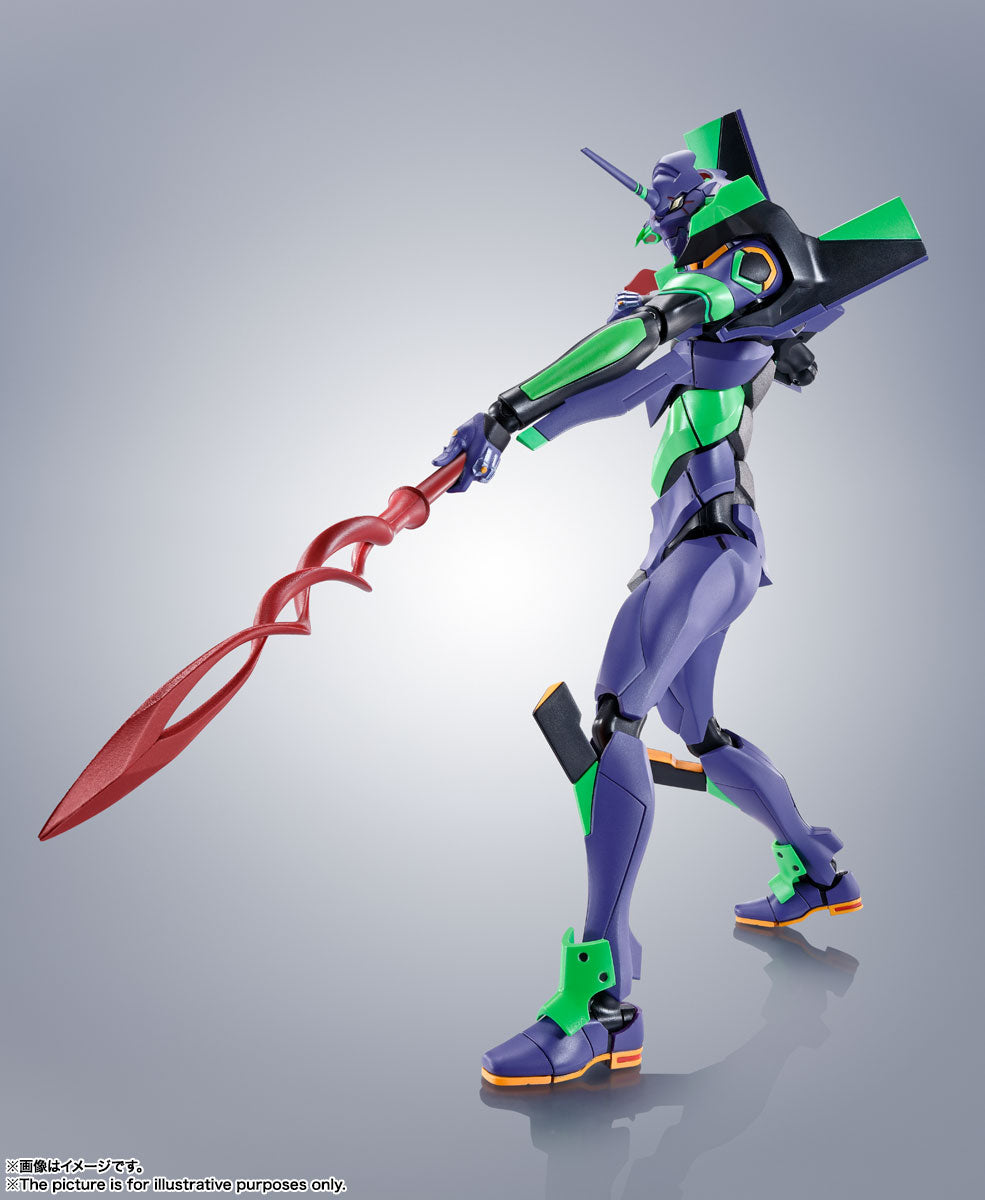 ROBOT Damashii (SIDE EVA) Evangelion Unit 1 w/ Cassius Spear (Renewal Color Edition)