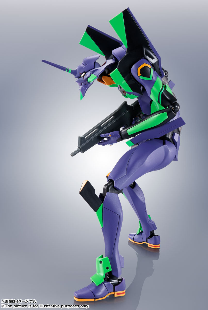 ROBOT Damashii (SIDE EVA) Evangelion Unit 1 w/ Cassius Spear (Renewal Color Edition)