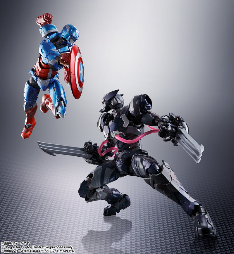 SH Figuarts Tech-on Avengers Venom Symbiote Wolverine