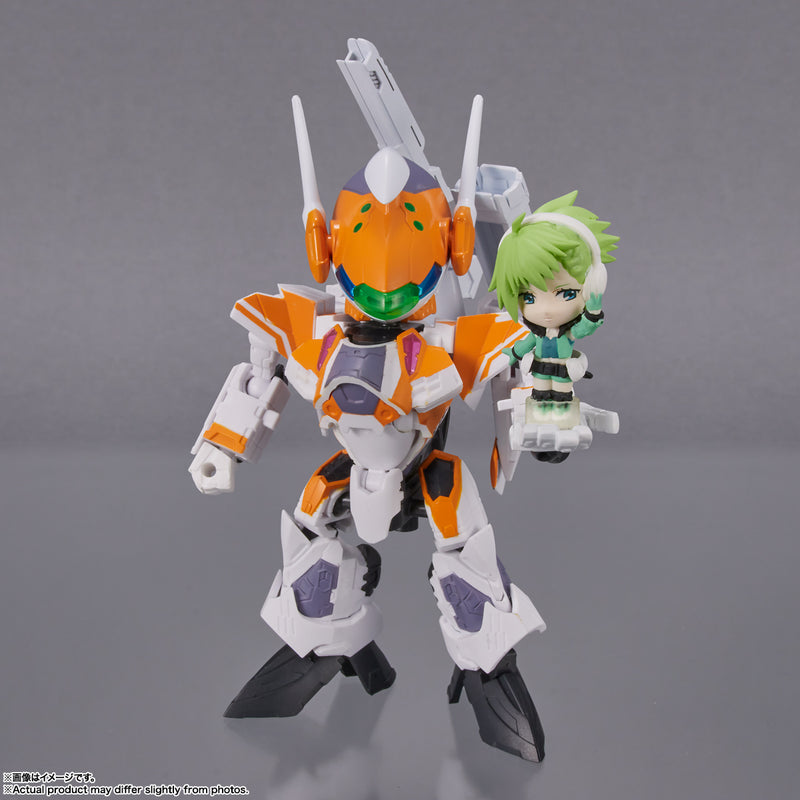 [PREORDER] Macross Tiny Session VF-31E Siegfried (Chuck Mustang Use) w/ Reina Prowler