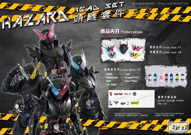 Kamen Rider Build Hazard Head Set