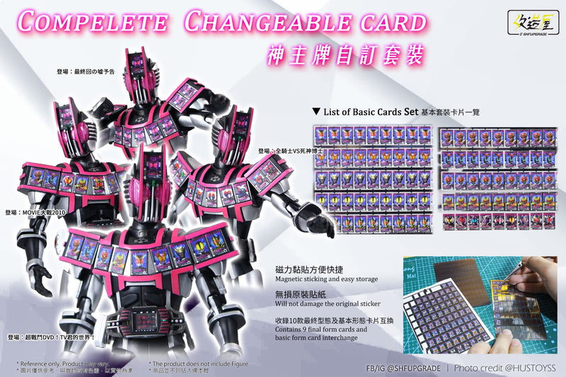 Complete Changeable Card Set