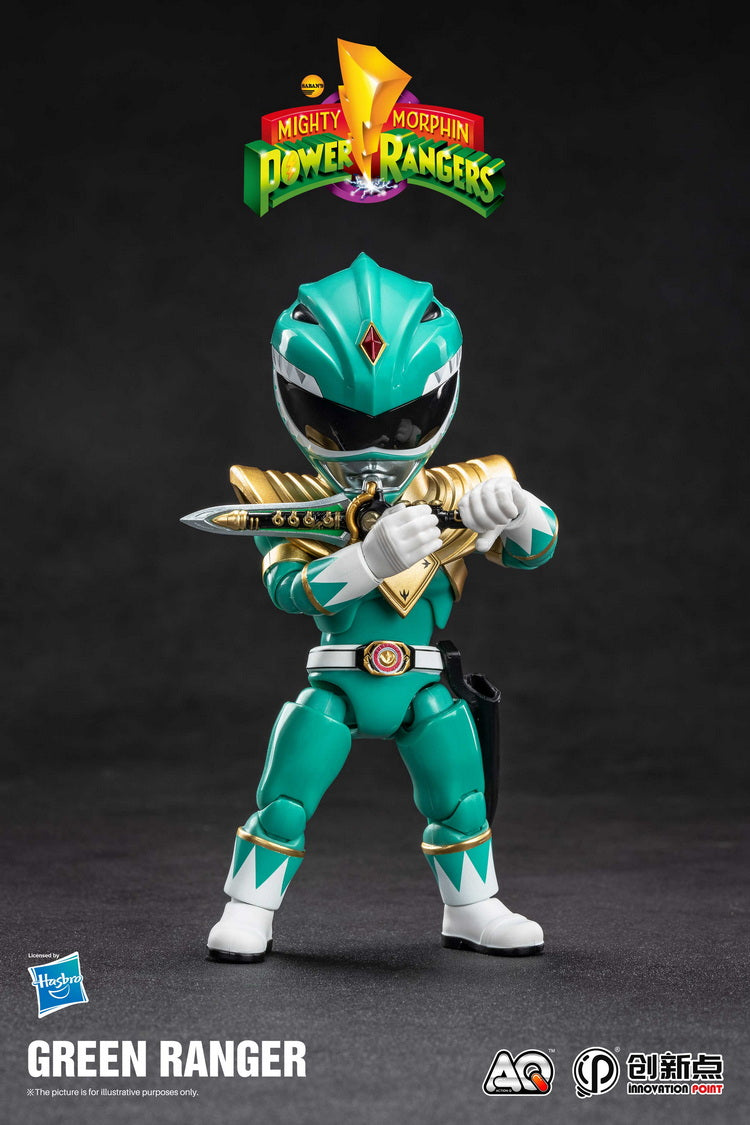 Action Q Power Rangers Action Q Mighty Morphin Green Ranger