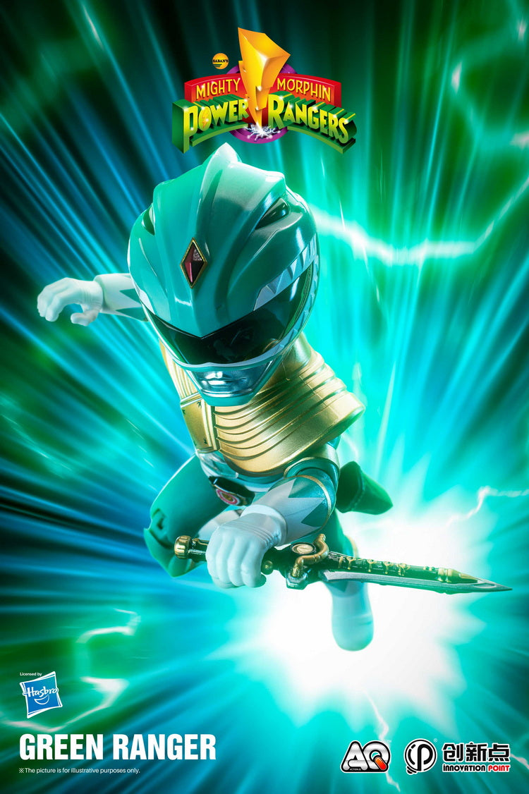 Action Q Power Rangers Action Q Mighty Morphin Green Ranger