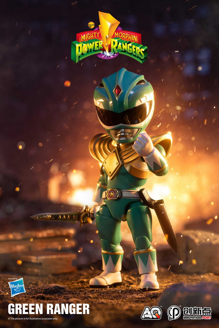 Action Q Power Rangers Action Q Mighty Morphin Green Ranger