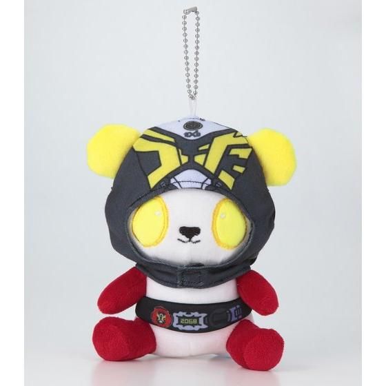 ROG Kamen Rider Zi-O Masked Panda Plush Mascot Keychains