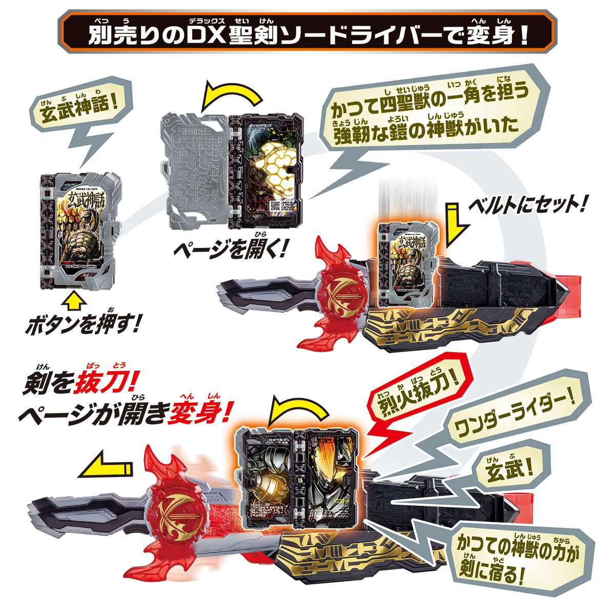 DX Dogouken Gekido & Genbu Shinwa Wonder Ride Book