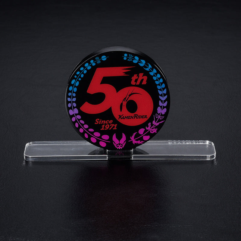 Kamen Rider Revice 50th Anniversary Logo Display
