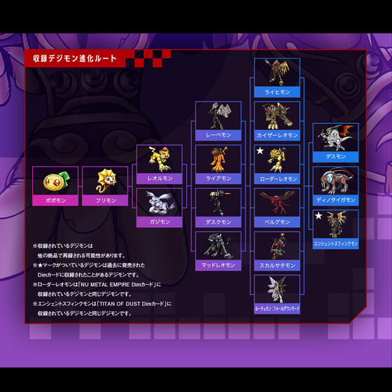 Digimon Dim Card set EX3 Digimon Frontier - Spirit of Light