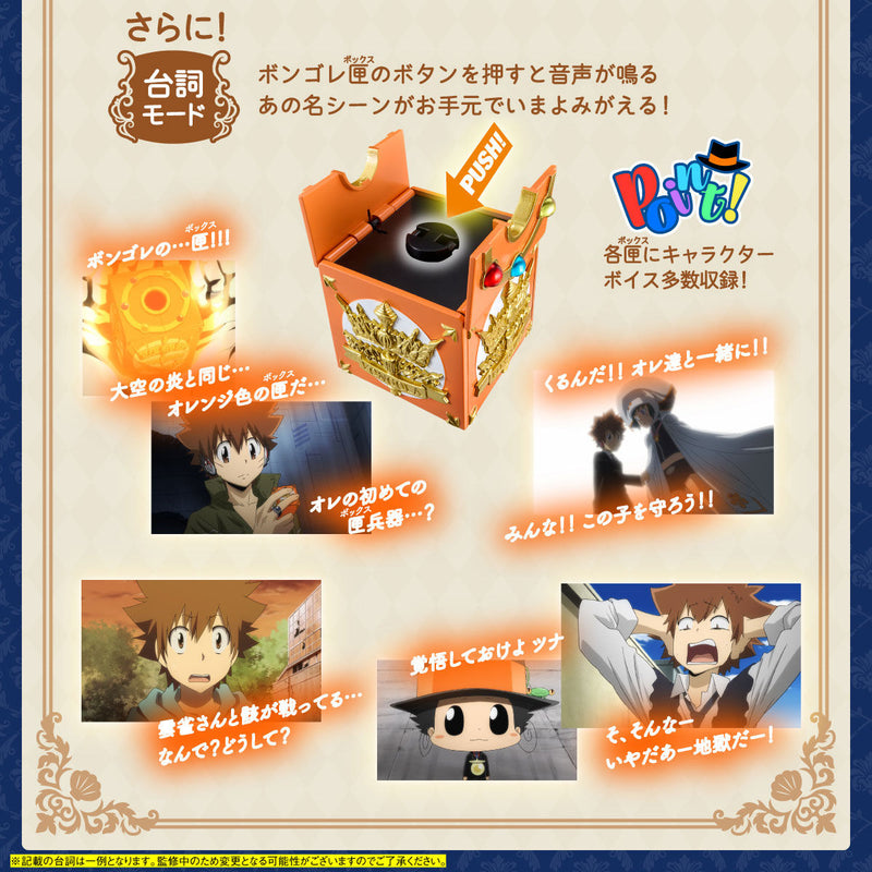 REBORN! Special Memorize Vongola Box & Ring Set