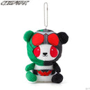 ROG Kamen Rider Heisei Masked Panda Plush Mascot Keychains