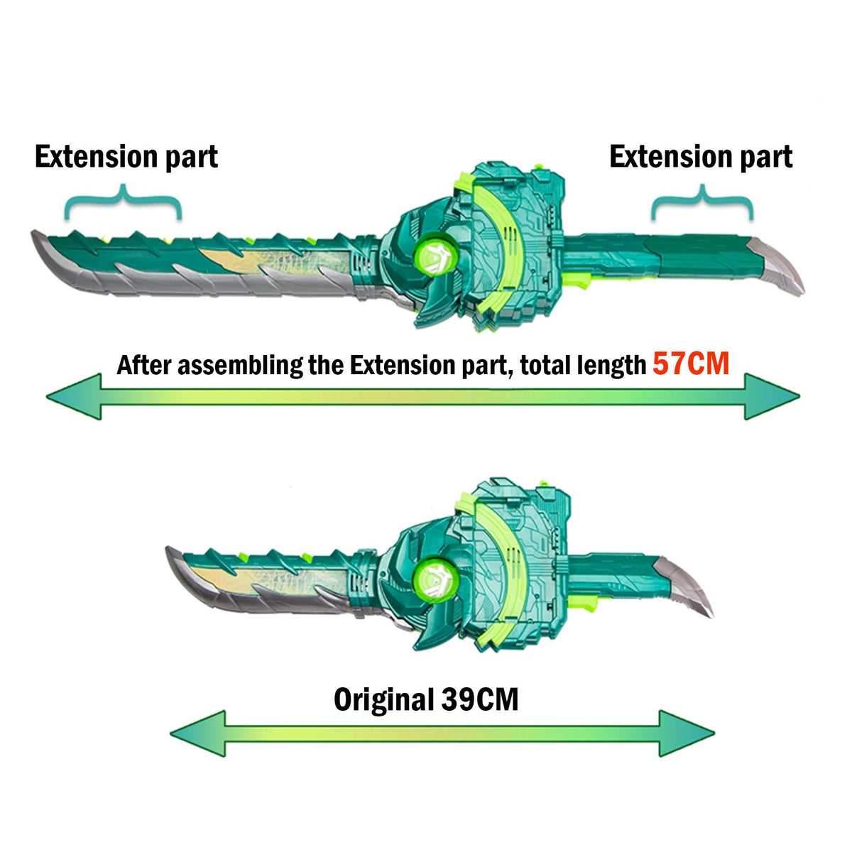 DX Green Shuriken Sword Extension Blade