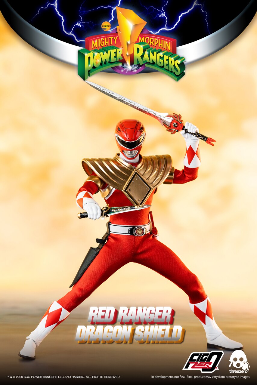 ThreeZero Shielded Red Power Ranger 1/6 Scale Figure