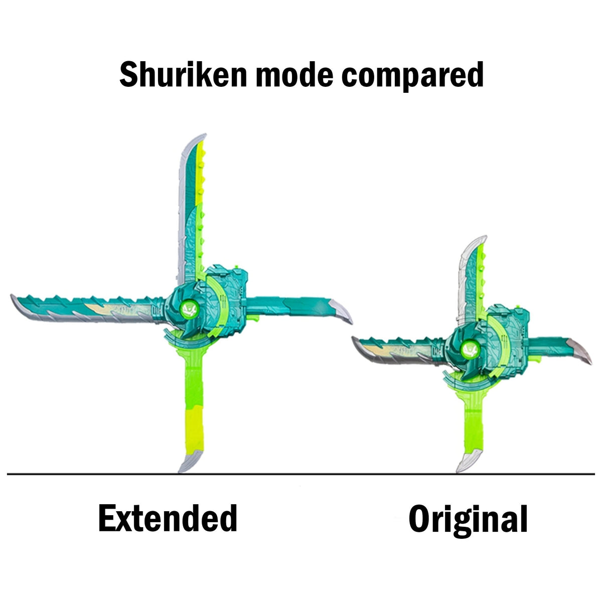 DX Green Shuriken Sword Extension Blade