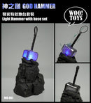 WOO Toys 1:6 Scale Light Up God Hammer w/ Base