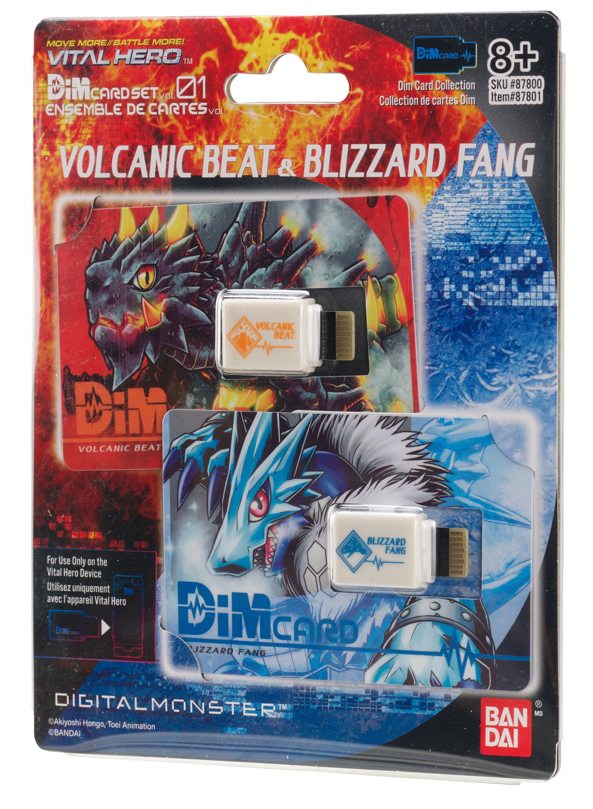 Vital Hero DIM Card Pack (Volcanic Beat & Blizzard Fang)