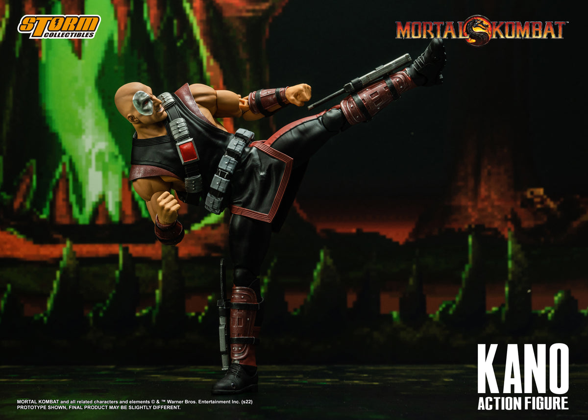 Kano Mortal Kombat Storm Collectible Action Figure